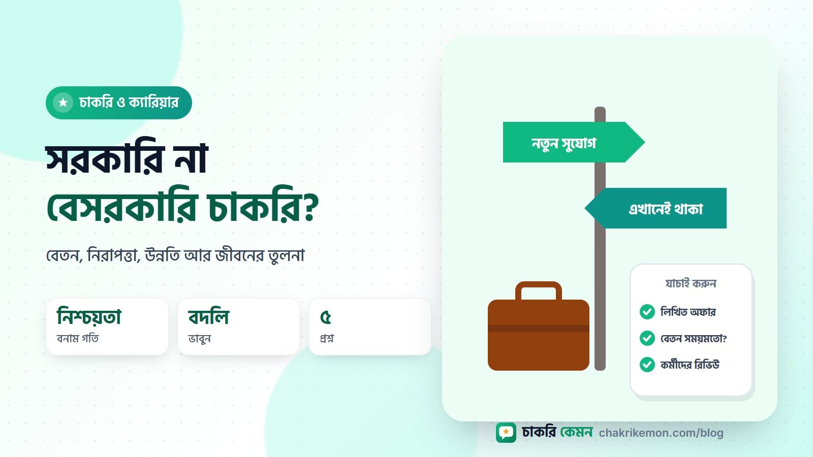 দুই দিকে যাওয়া রাস্তার মোড়ে দাঁড়ানো একজন তরুণ, এক দিকে সরকারি ভবন অন্য দিকে করপোরেট অফিস