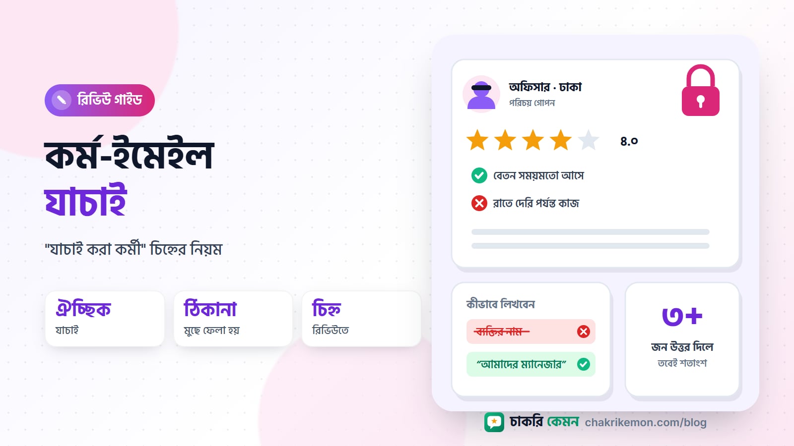অফিসের ইমেইল ঠিকানার পাশে সবুজ যাচাই চিহ্ন আর তালাবদ্ধ ঢাল